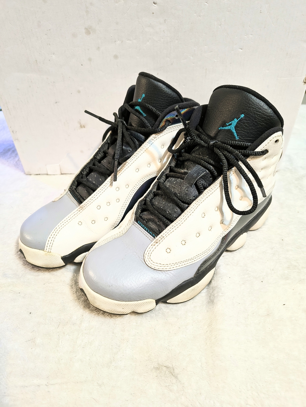 AIR JORDAN 13  "BARON" 414574-115 SIZE 5.5Y 2014